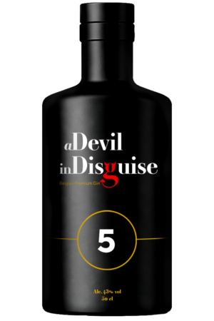 A Devil in Disguise : Le 5 : Le Défenseur-Central-Gauche : Citron, Yuzu et Menthe : Gin Belge Artisanal et Premium